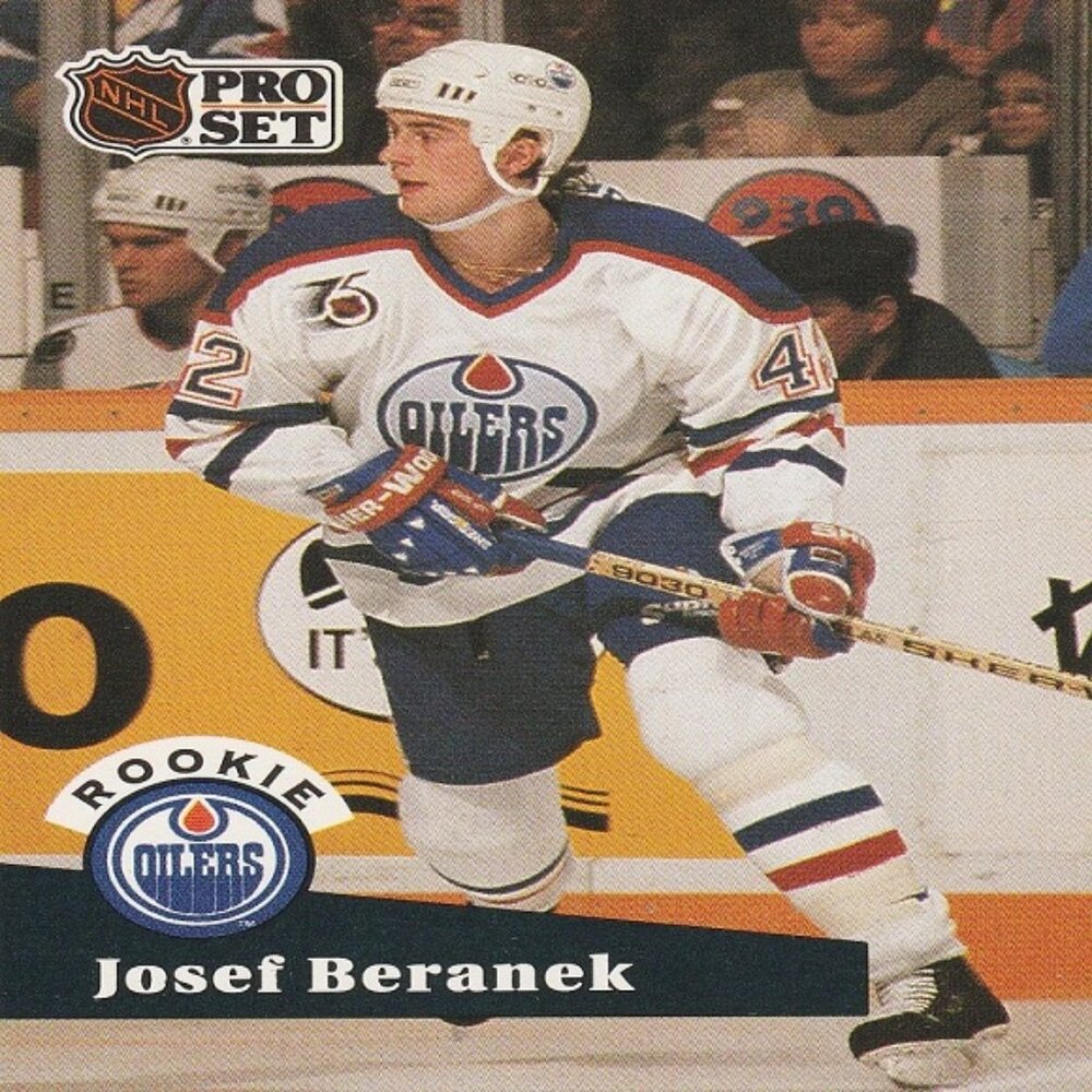 Josef Beranek - 1991 Pro Set Rookie Card